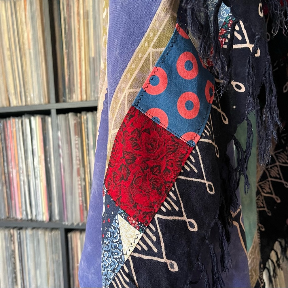 Dolphin Phish Batik Wrap Patchwork Fishman Donuts… - image 6